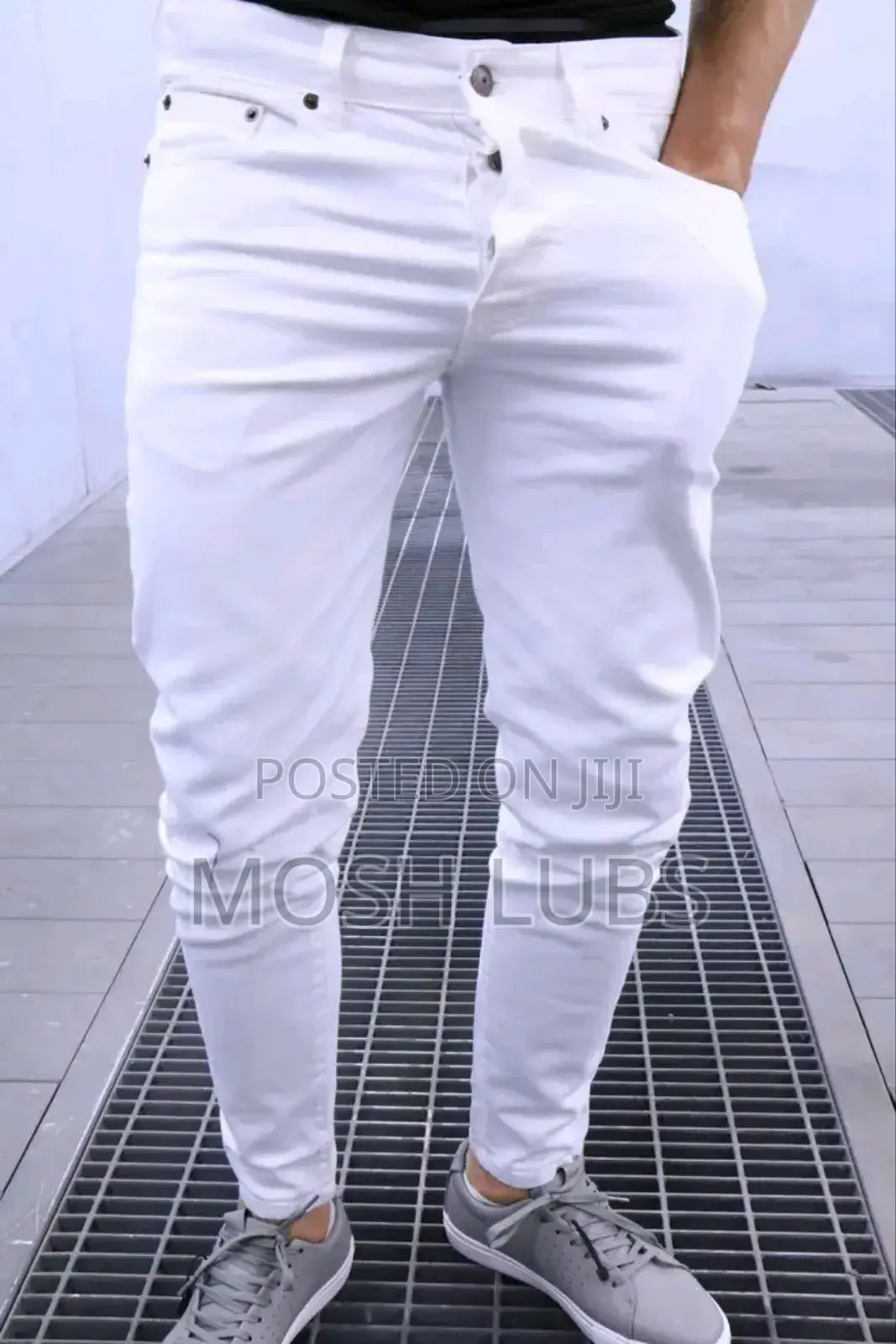 Zara Original Men Plain White Jeans