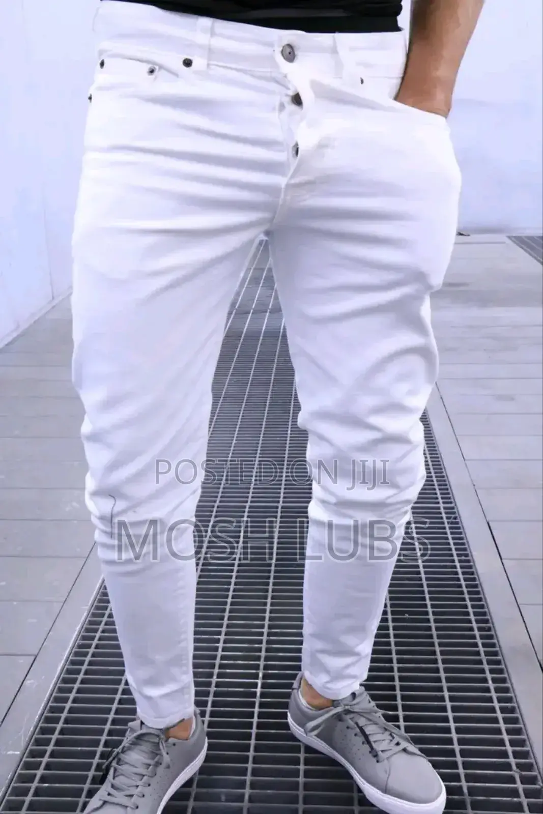 Zara Original Men Plain White Jeans