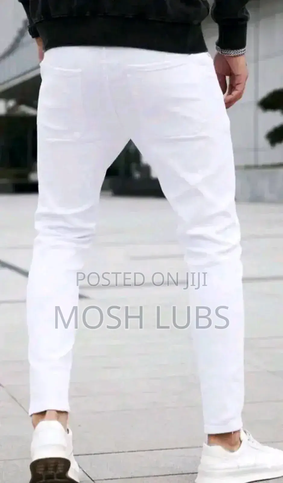 Zara Original Men Plain White Jeans