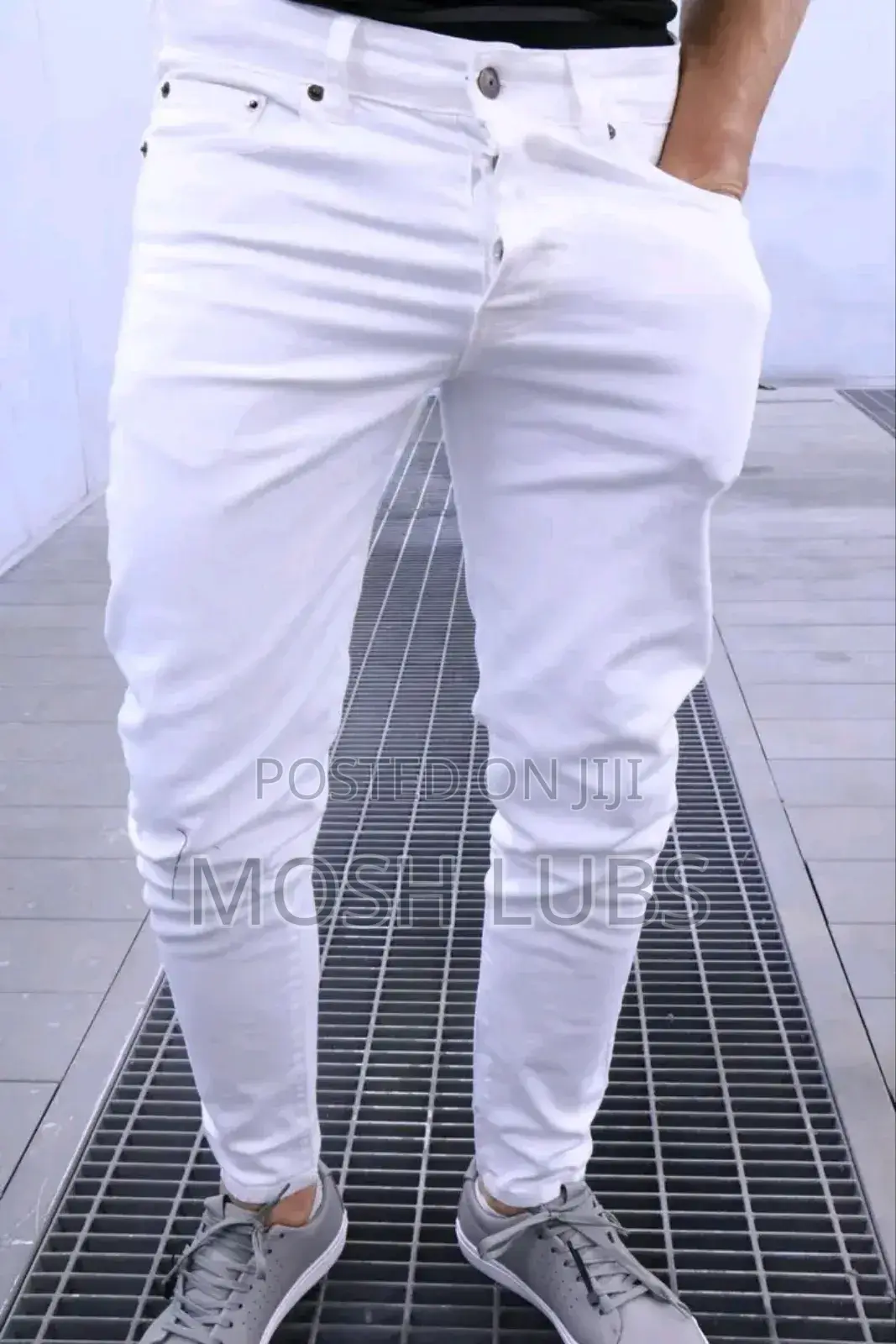 Zara Original Men Plain White Jeans