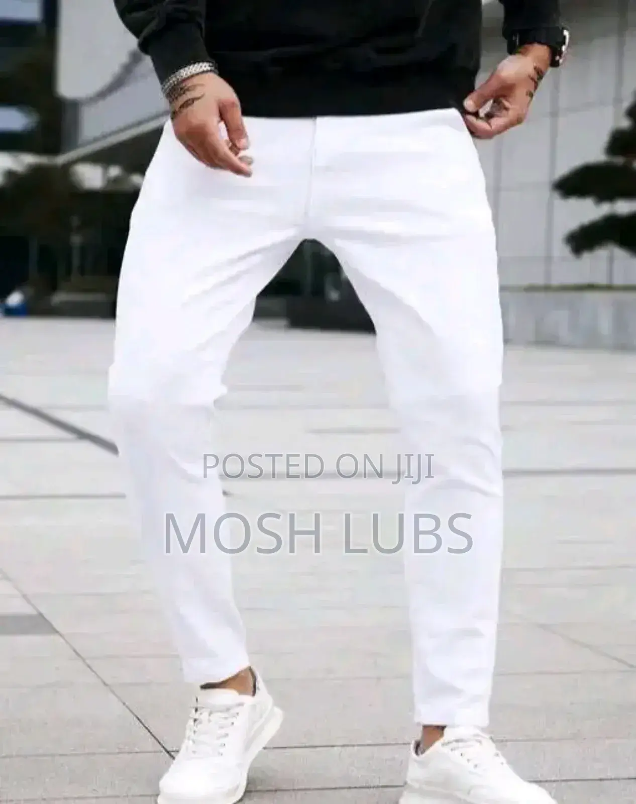 Zara Original Men Plain White Jeans