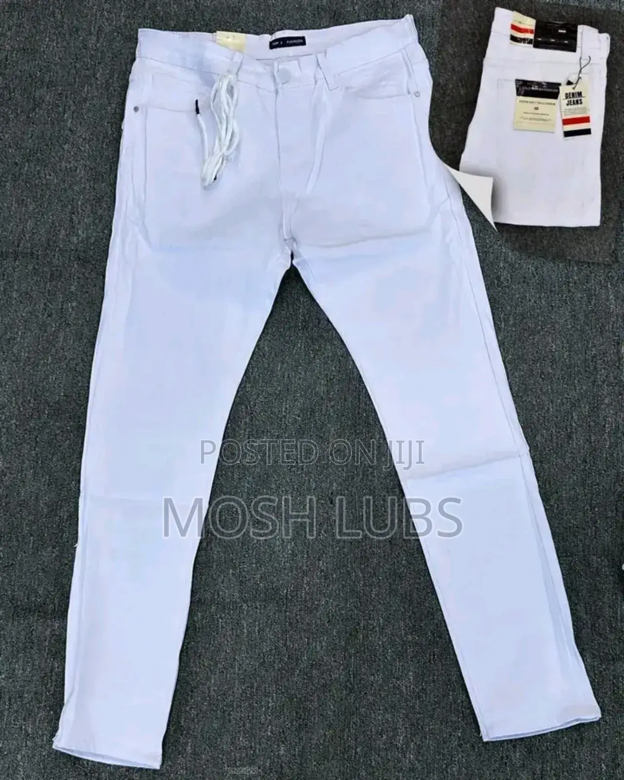 Zara Original Men Plain White Jeans