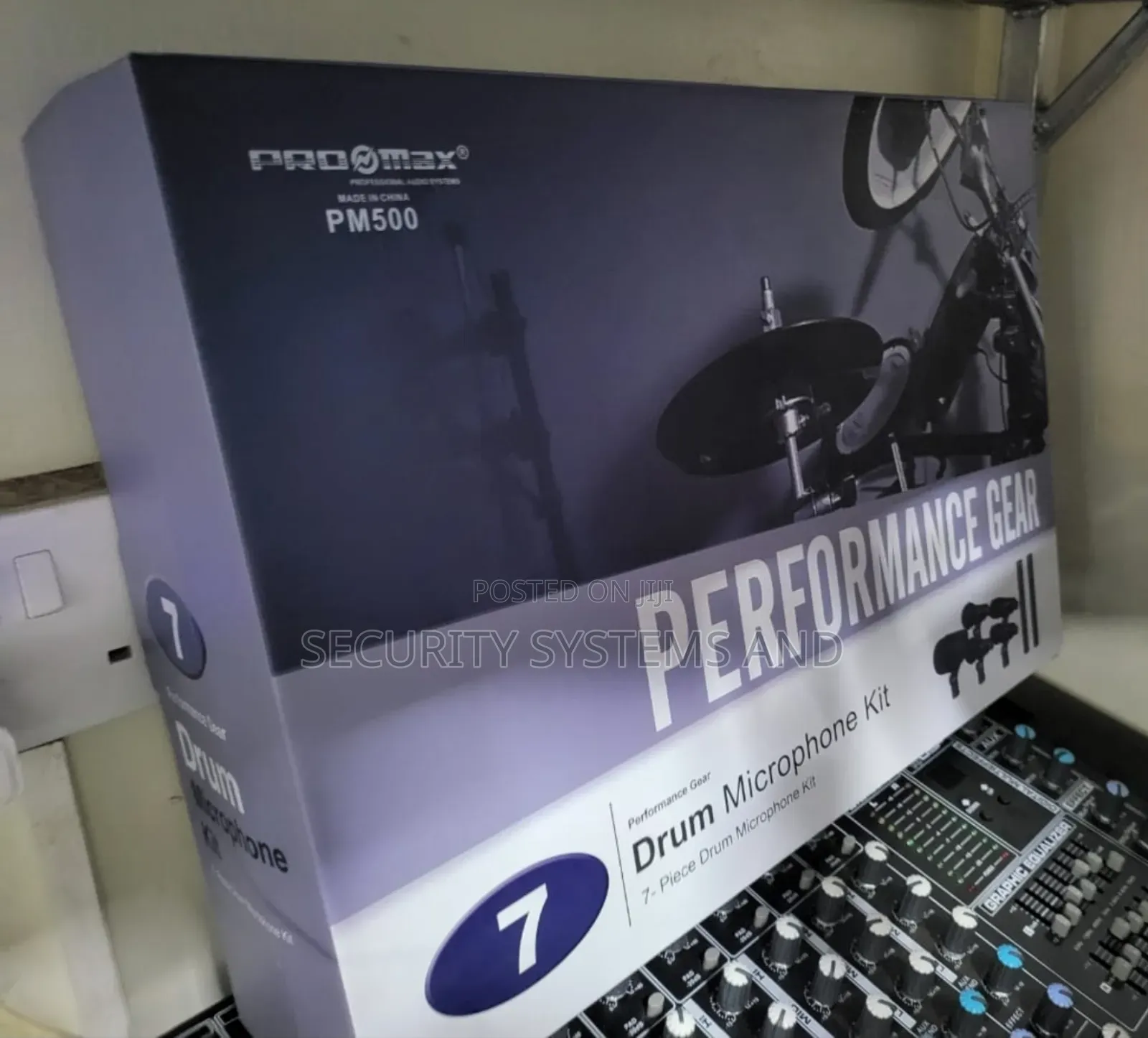 Pro Max Drum Microphone Kit for Performing and Recording Drummers,- 7