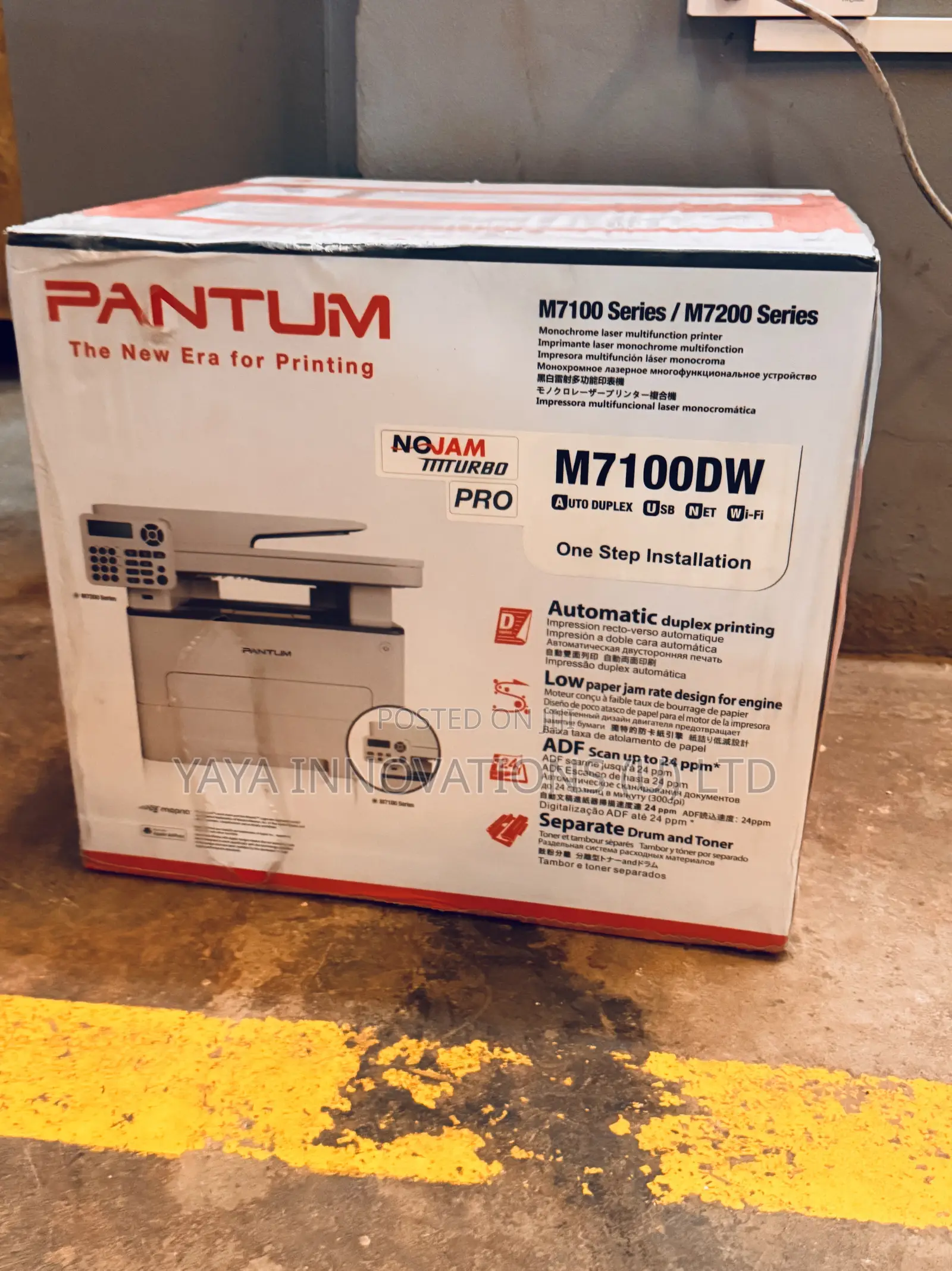 Pantum Black White Printer - M7100wd