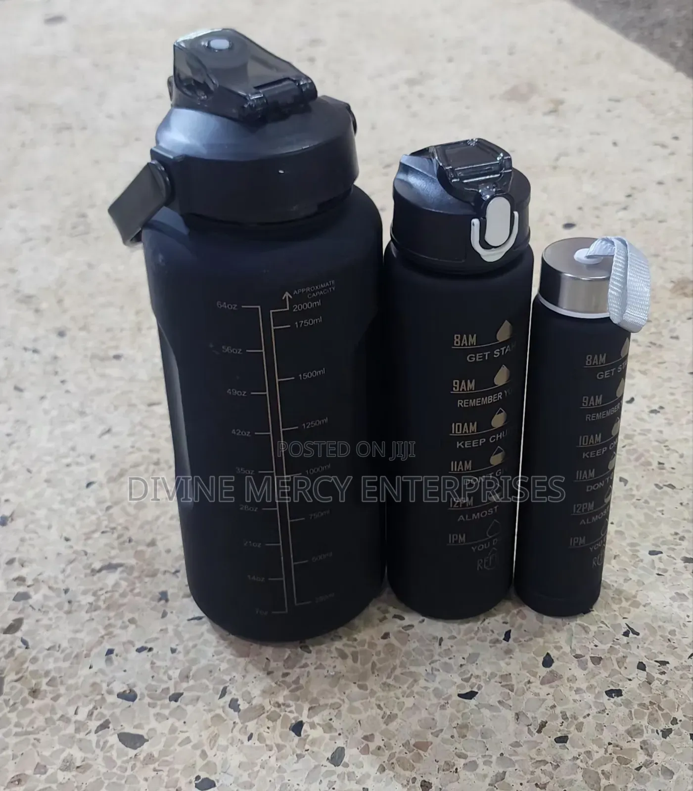 Motivational Water Bottle (3pcs)