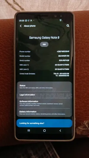 Samsung Galaxy Note 8 256 GB Black