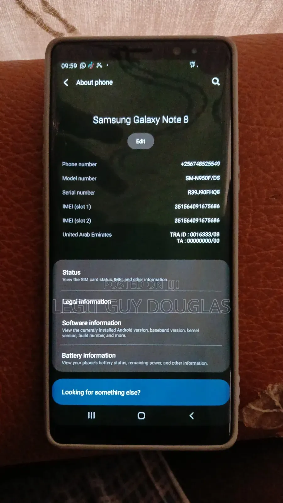 Samsung Galaxy Note 8 256 GB Black