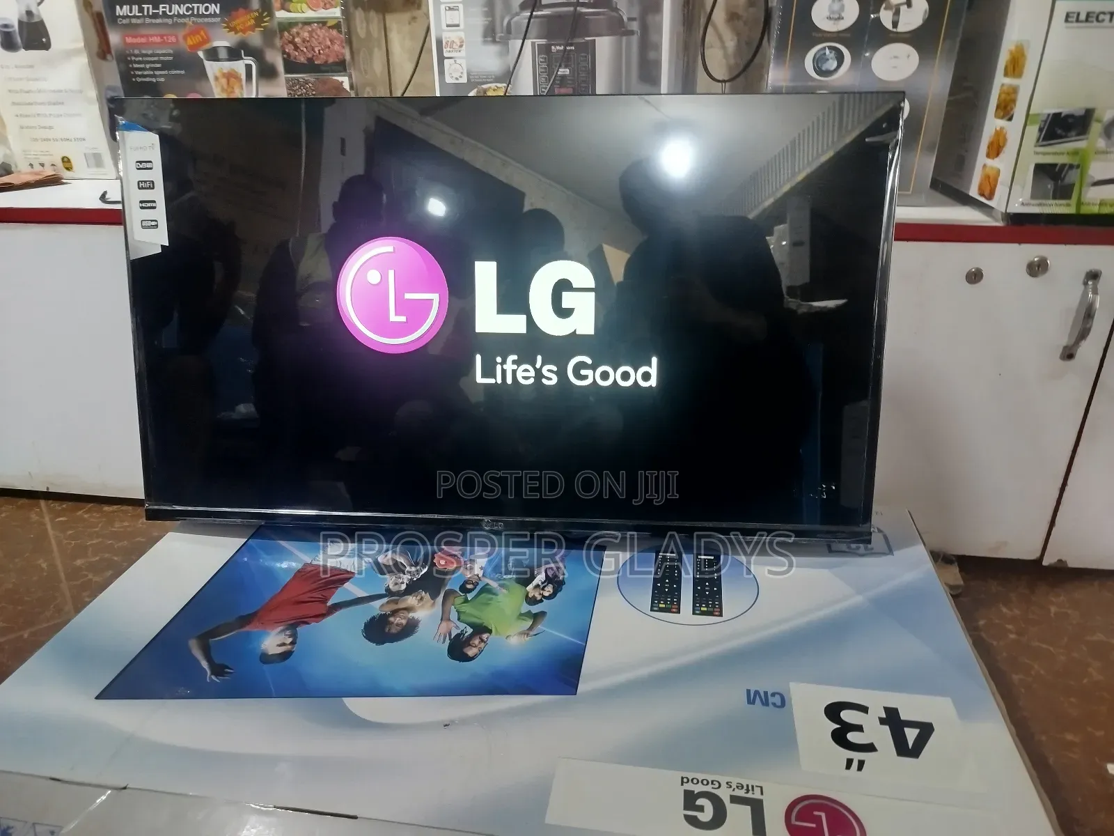 43 Inches Led Lg Digital Flat Screen Flameless.