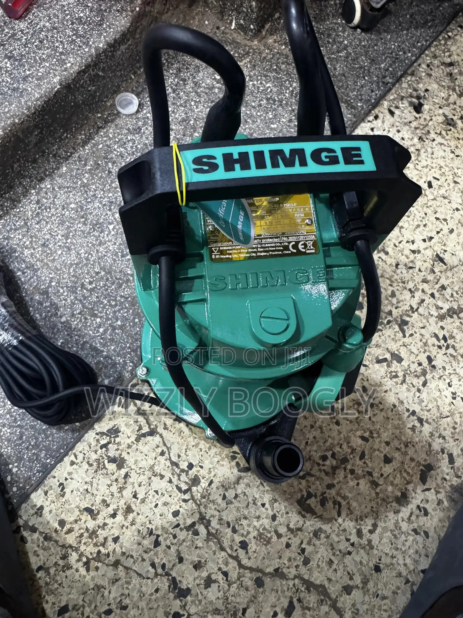 Shimge Submersible Water Pump 34 Meters