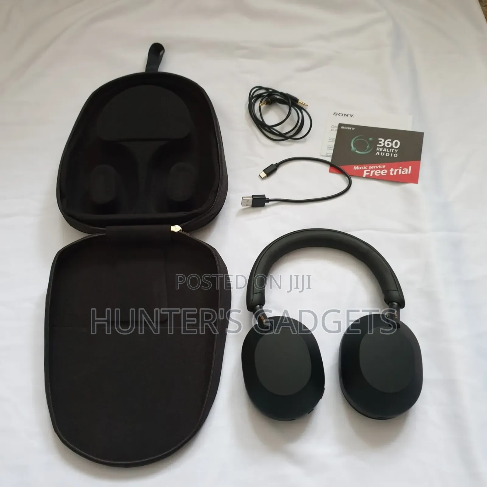 Sony Wh-1000mx5 Bluetooth Rechargeable Wireless /Wired Headphones 30hr