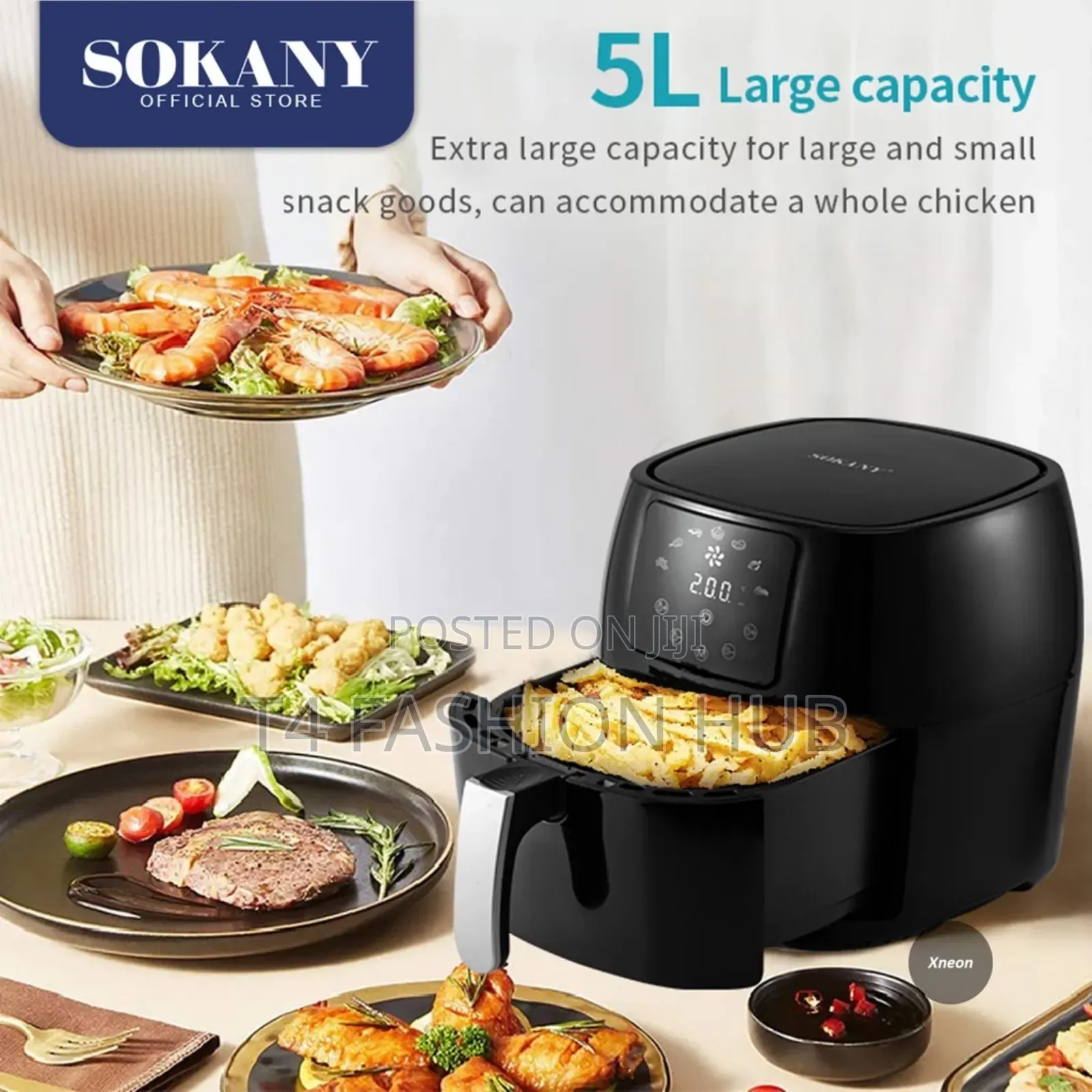 Sokany 5.0l Healthy Air Fryer