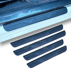 5 PCS Car Rubber Door Sill Protectors / Anti Scratch / Door Guards