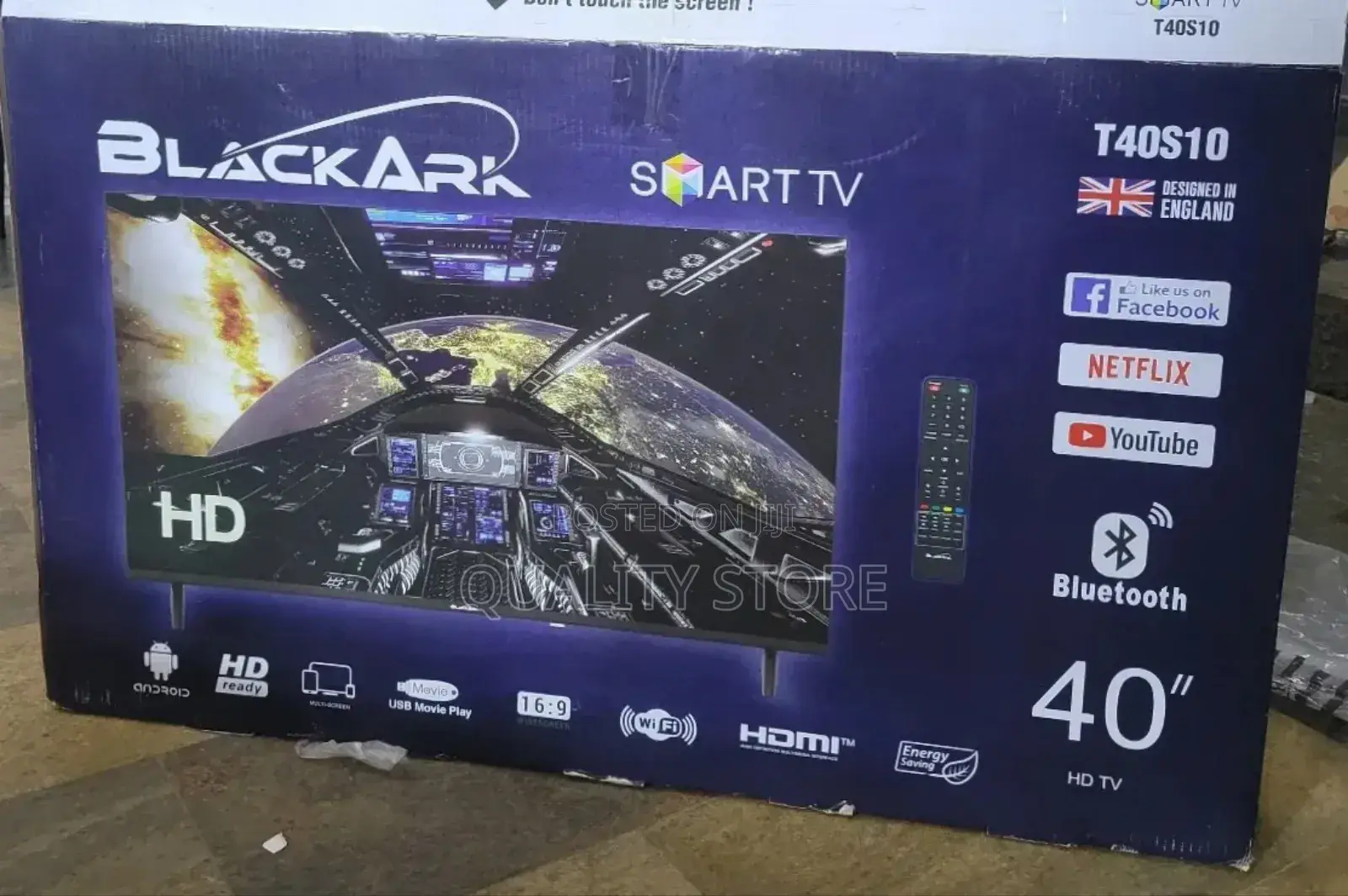 Black Ark 40-Inch Smart Tv T40s10