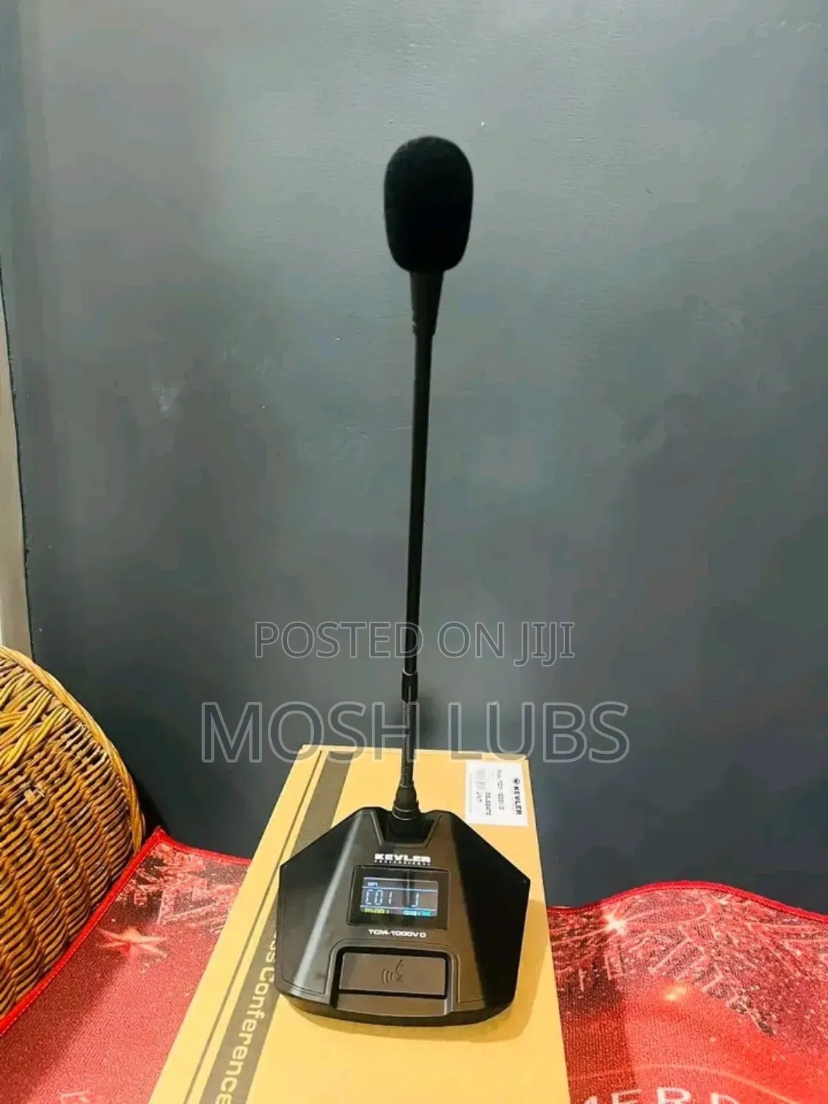 Retractable Desktop Microphones for Conferences