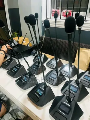 Retractable Desktop Microphones for Conferences