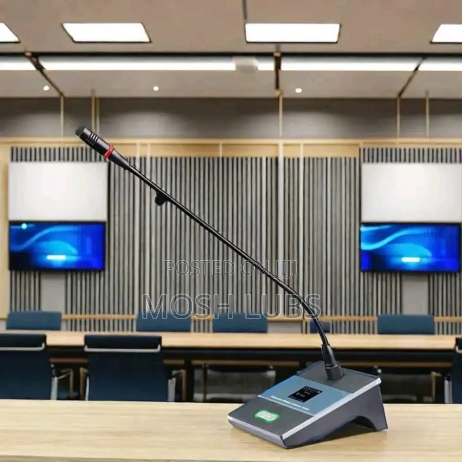 Retractable Desktop Microphones for Conferences