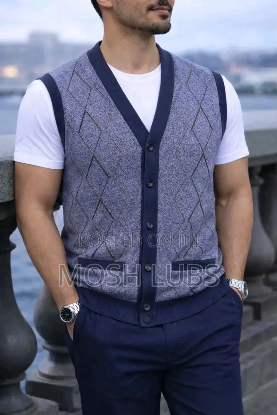 V-Neck Sleeveless Sweaters