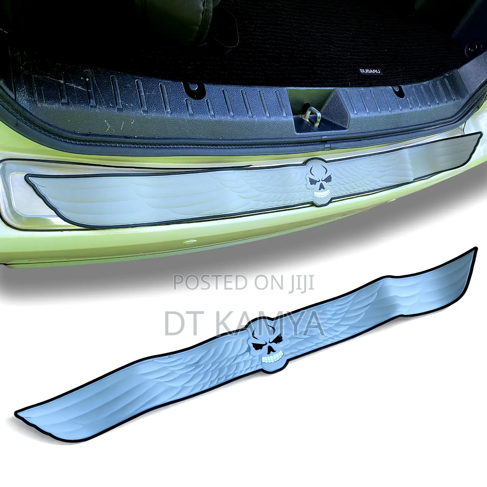 5 PCS Car Skull Rubber Door Sill Protectors / Guards / Anti Scratch