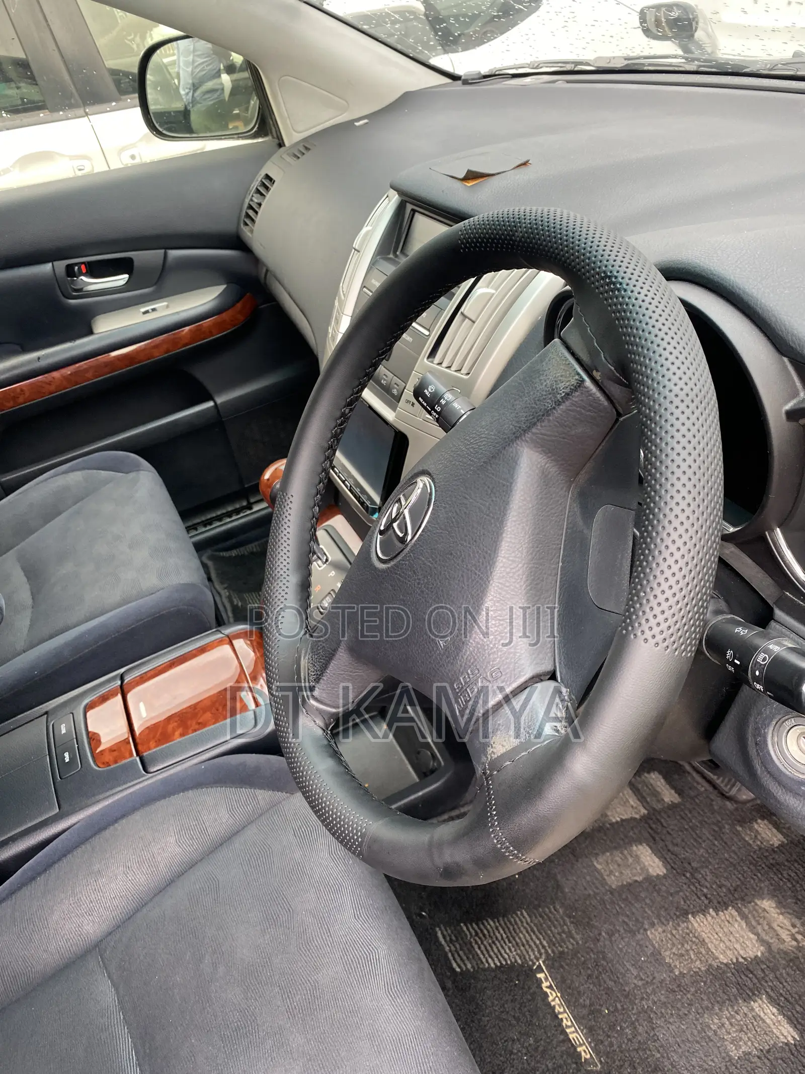 Pure Leather Car Hand Stitched Steering Cover / Very Long Lasting