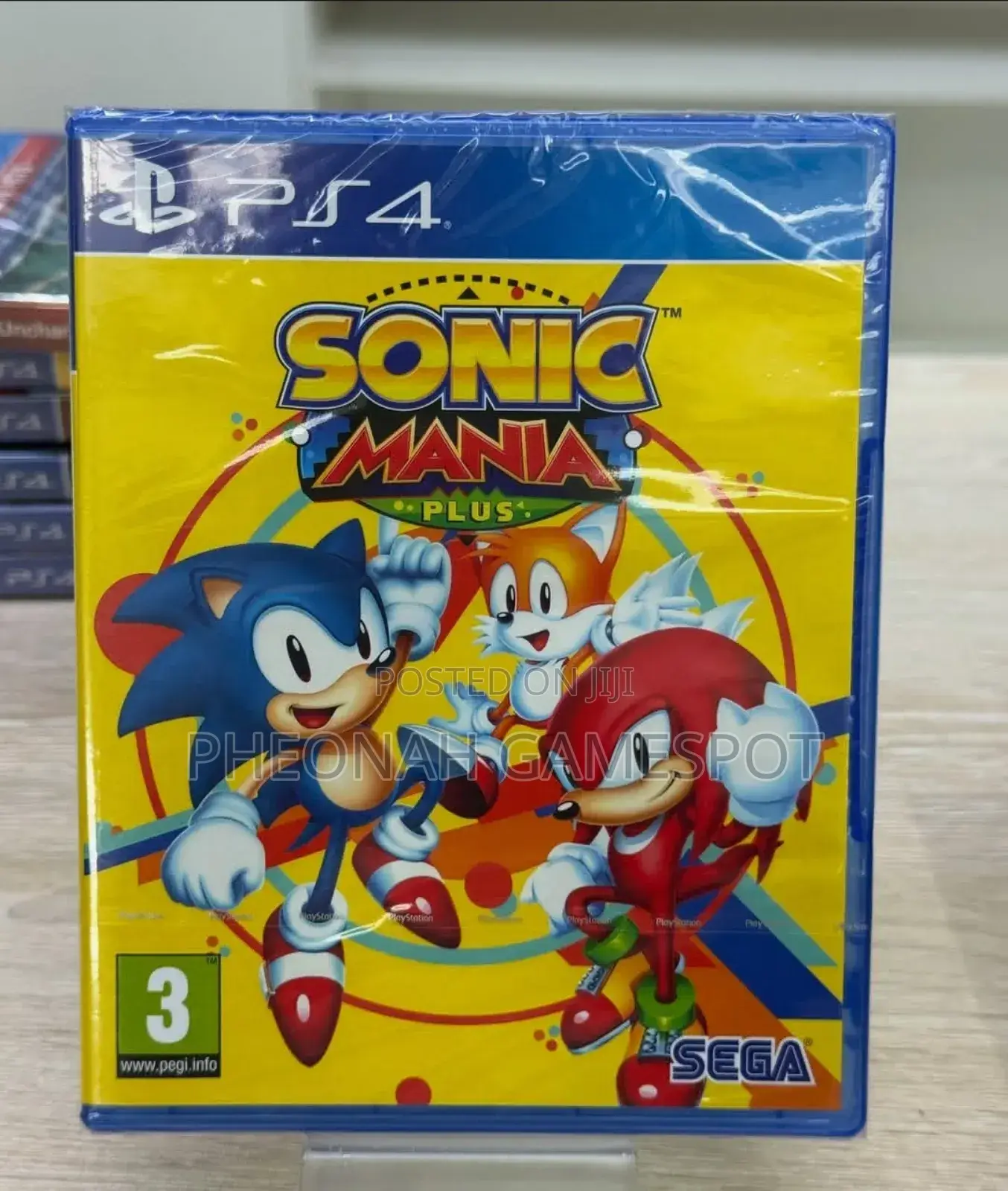 Sonic Mania Plus Game Cd for Ps4