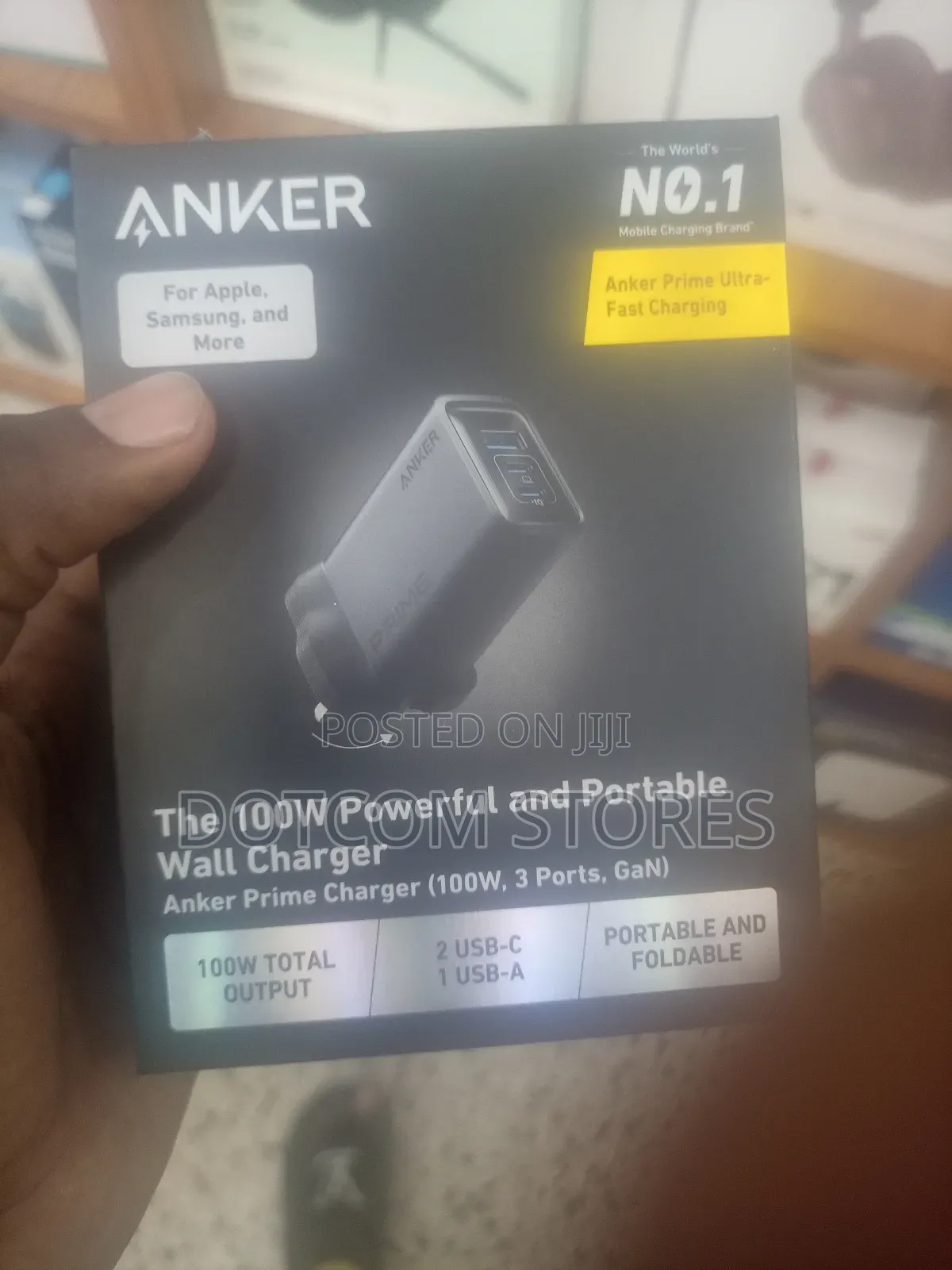 Anker Prime Charger (100w, 3 Ports, Gan).