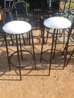 Long White Counter Chairs