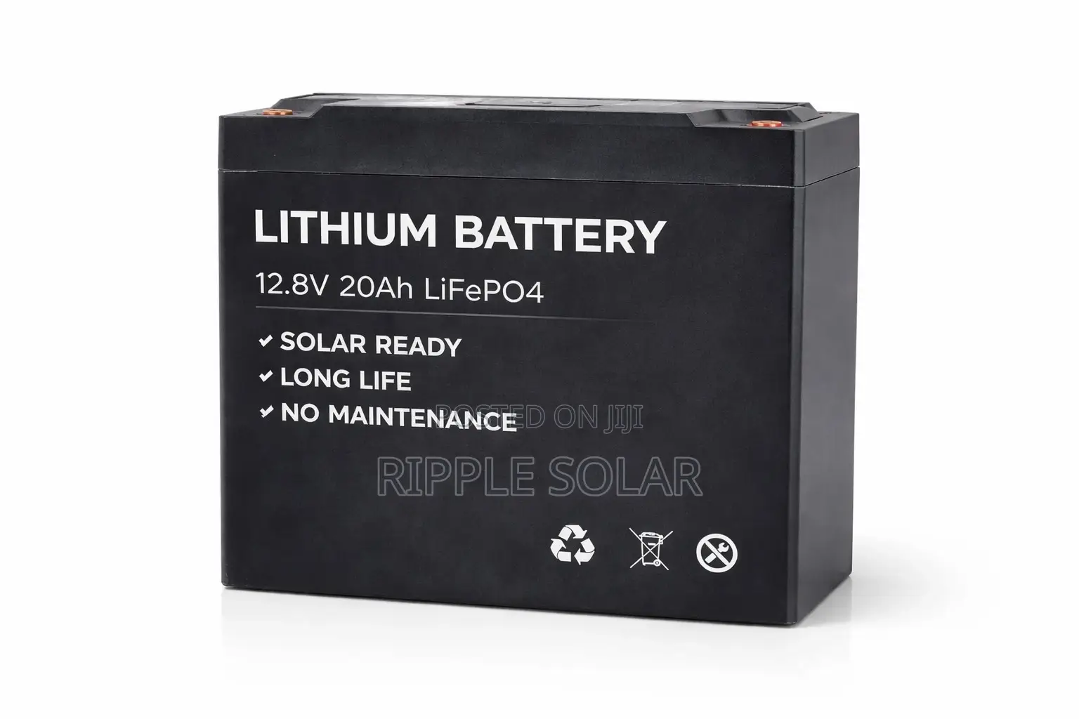 12.8V 20Ah LiFePO4 Lithium Battery Solar Deep Cycle Battery