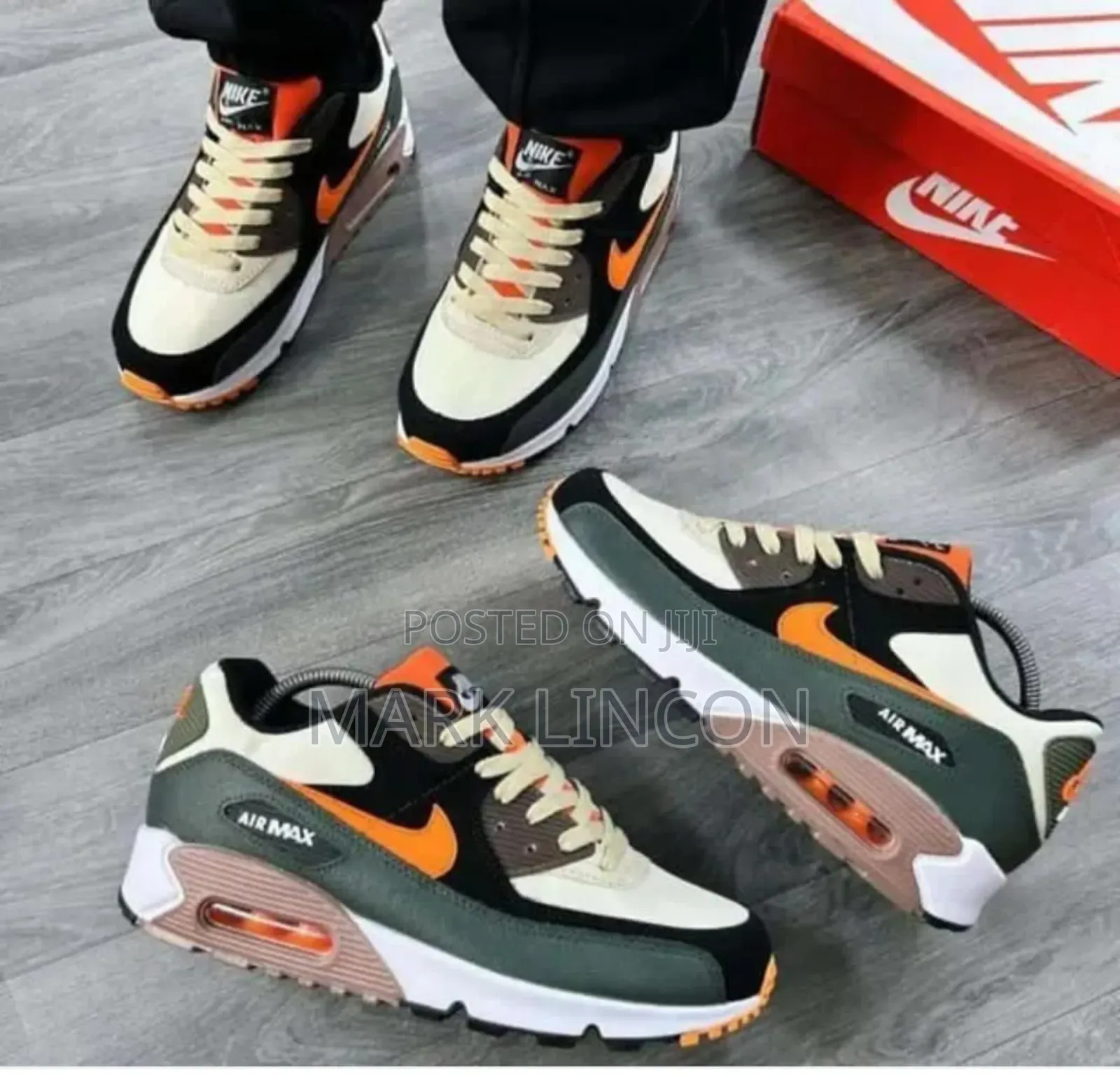 Nike Air Max 90 Sneakers, Tweed Dark Army