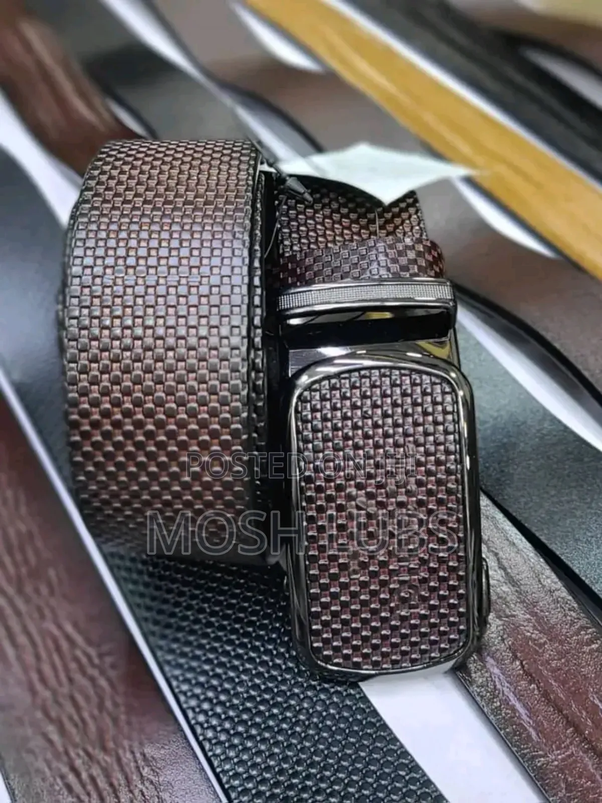 Buckle Leather Men Belts