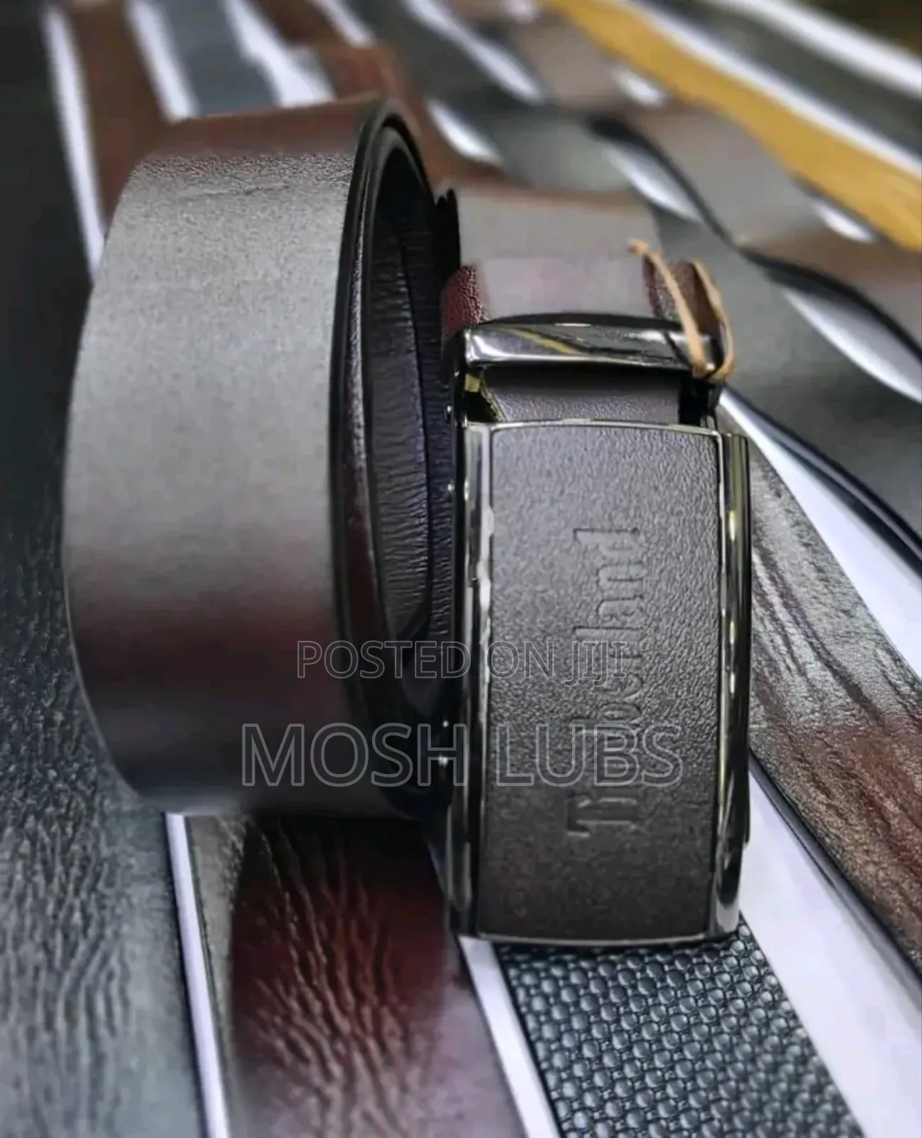 Buckle Leather Men Belts