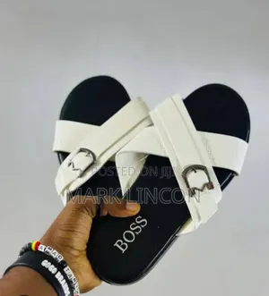 Classic Men's Slip- On Crossover Sandals