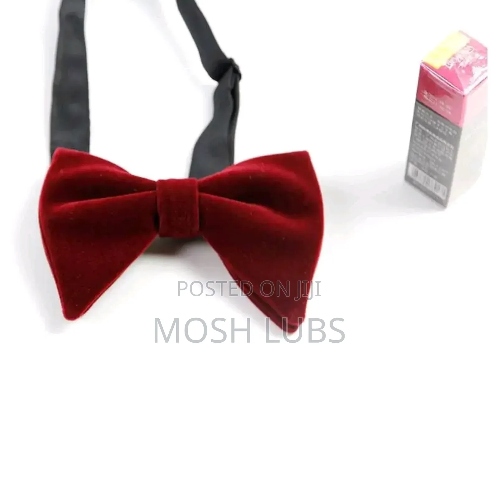 Hanky Bowtie,Pocket Square Cufflinks Set-Velvet
