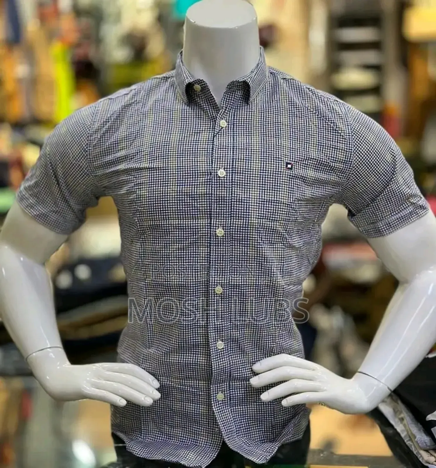 Checkered Shorts Sleeves