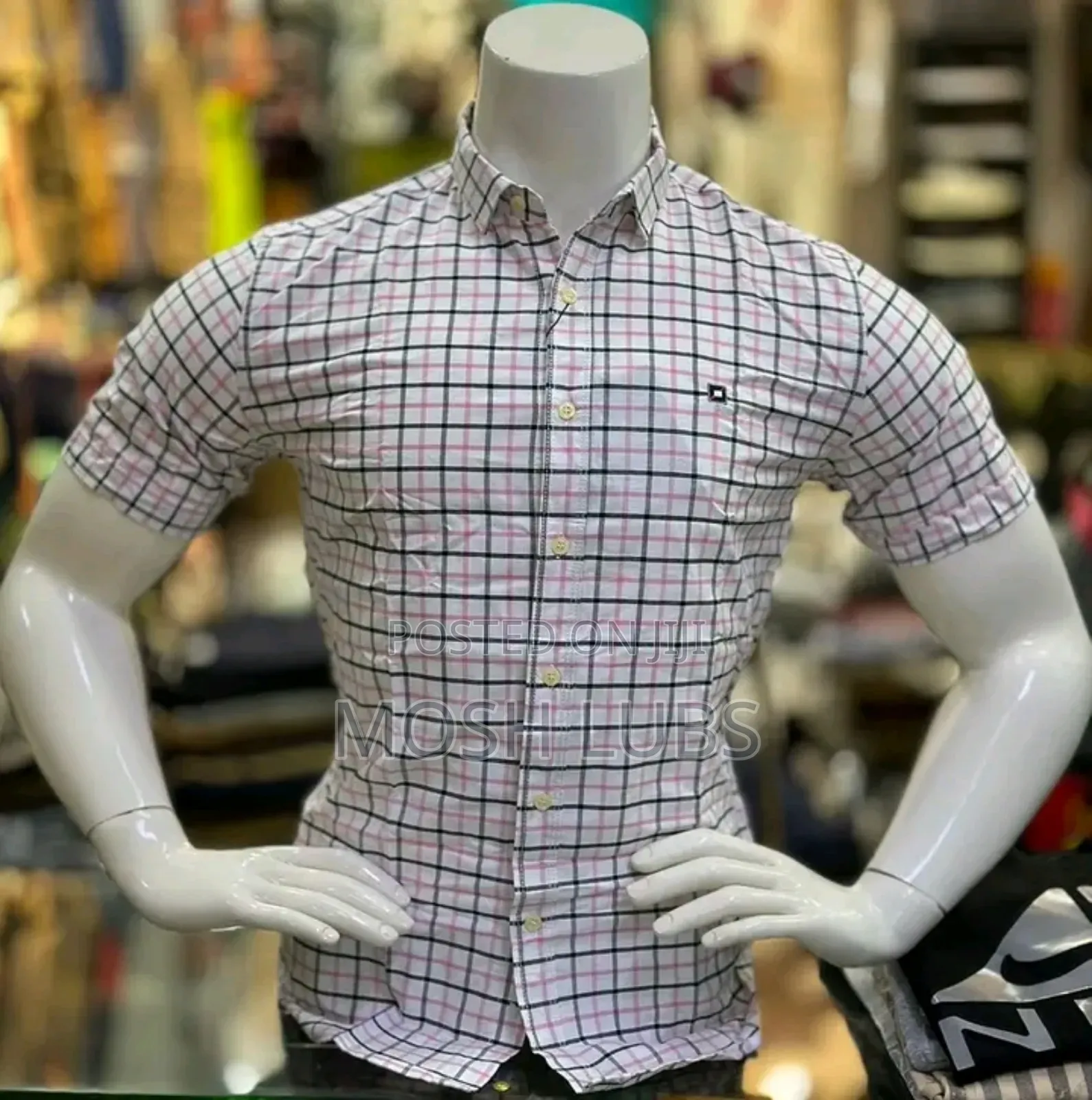 Checkered Shorts Sleeves