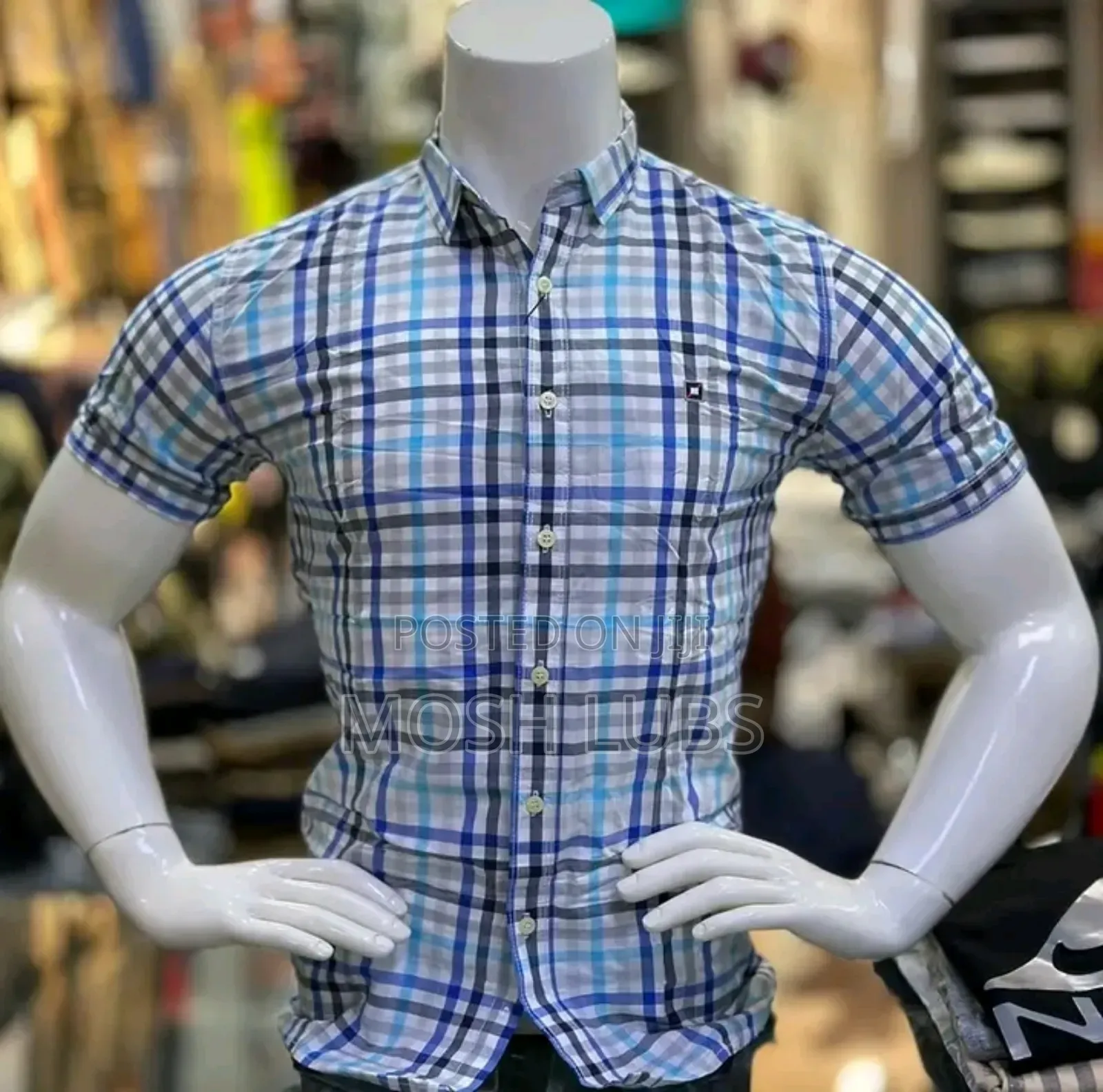 Checkered Shorts Sleeves