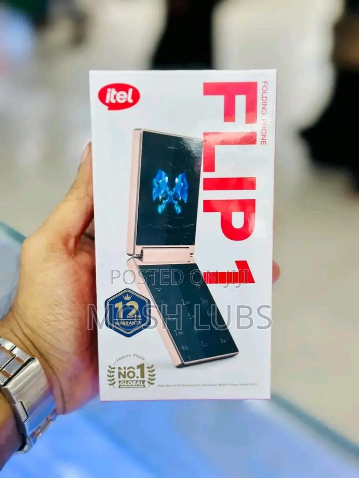 New Itel Flip 1 8 GB Black