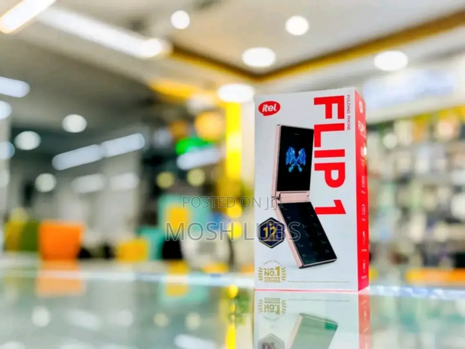 New Itel Flip 1 8 GB Black