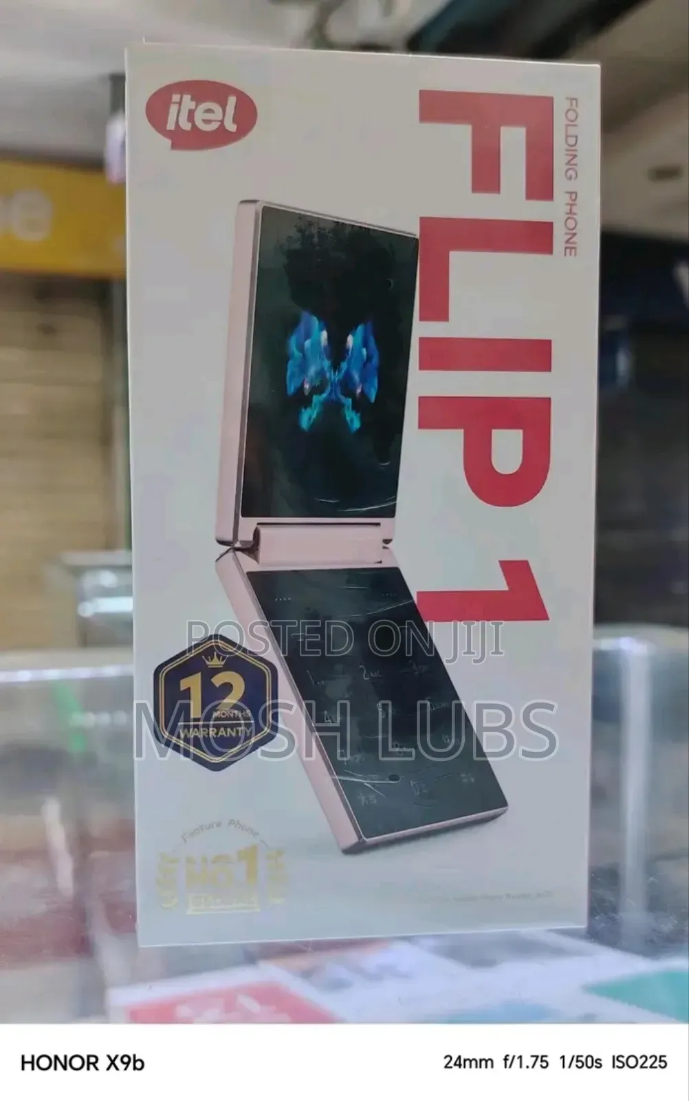 New Itel Flip 1 8 GB Black