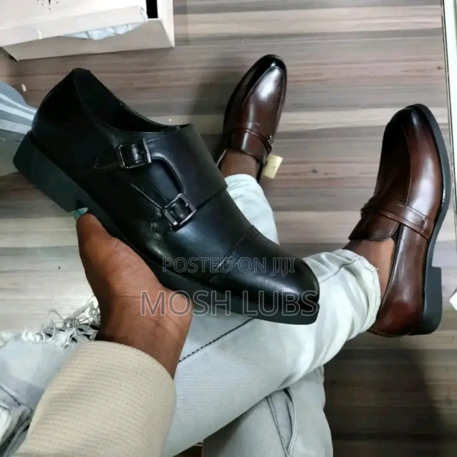 Oxford Double Buckle Shoes