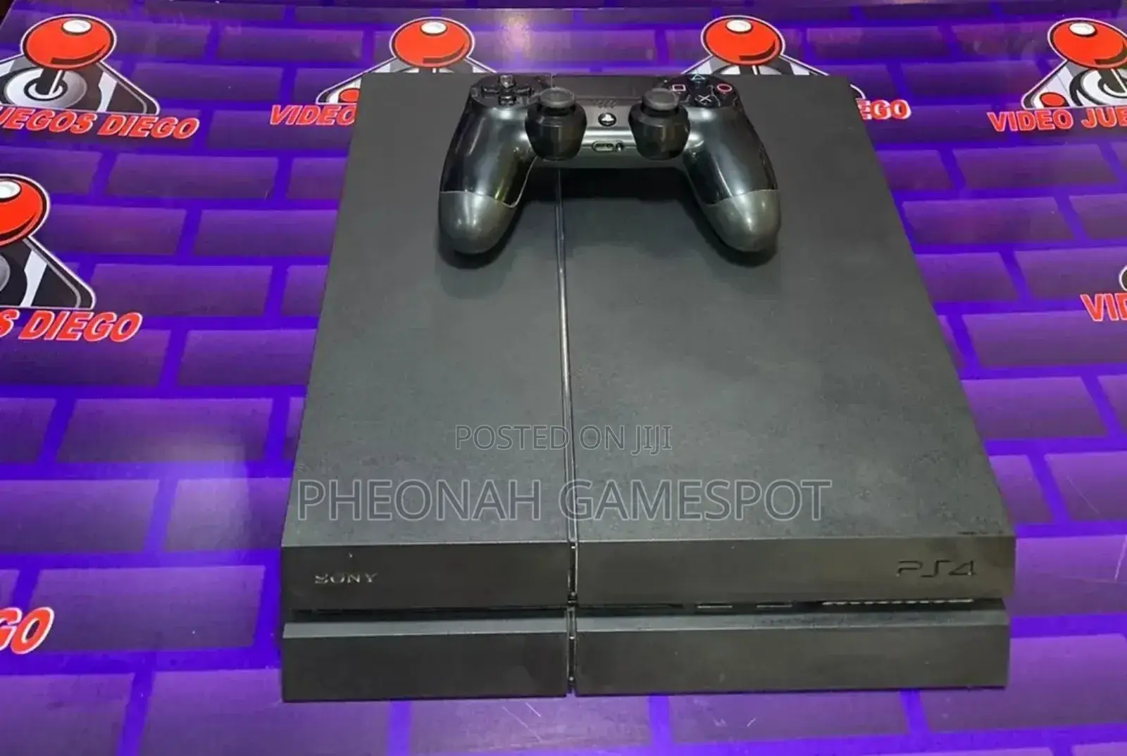 Clean, Original, and Chipped Playstation 4. 13 Games and 2 Controllers