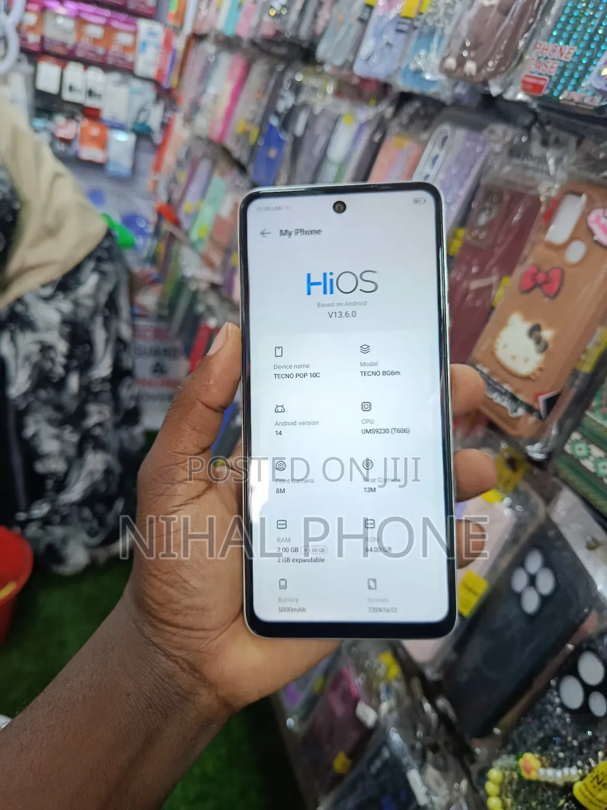 Tecno Pop 10C 64 GB Silver