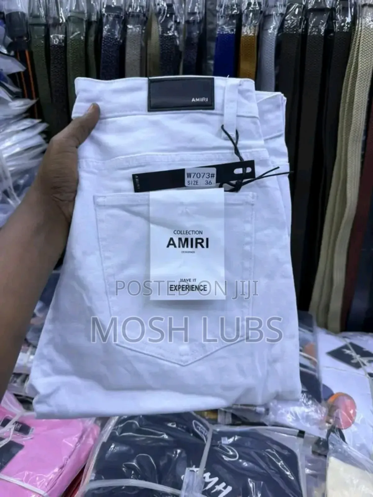 Amiri White Jeans