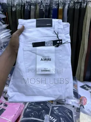 Amiri White Jeans