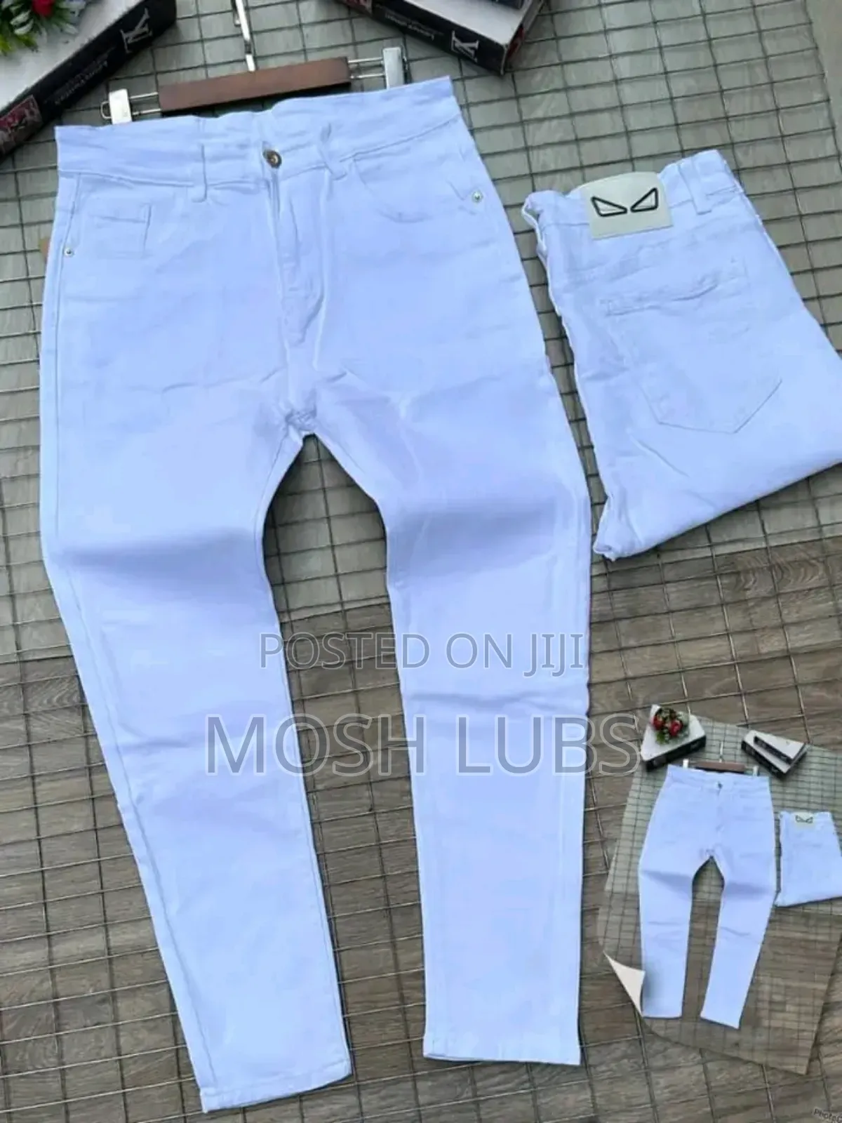 Amiri White Jeans