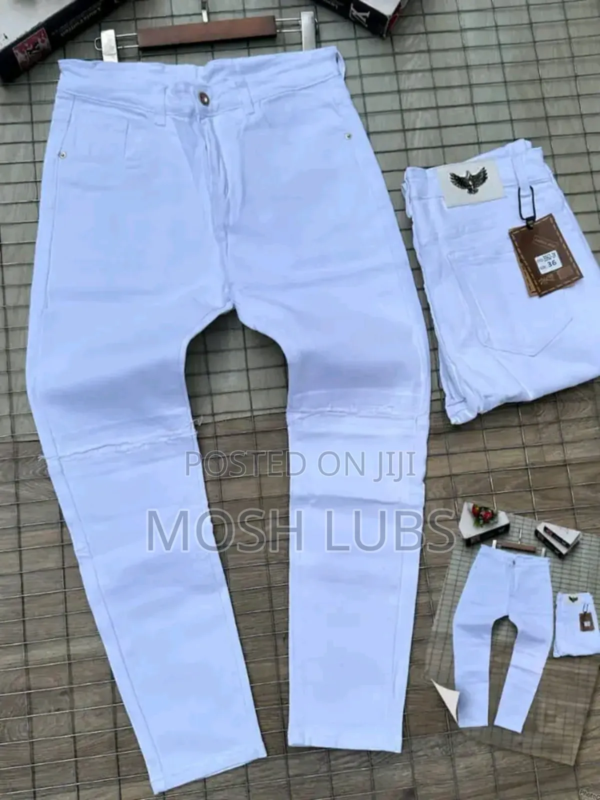 Amiri White Jeans