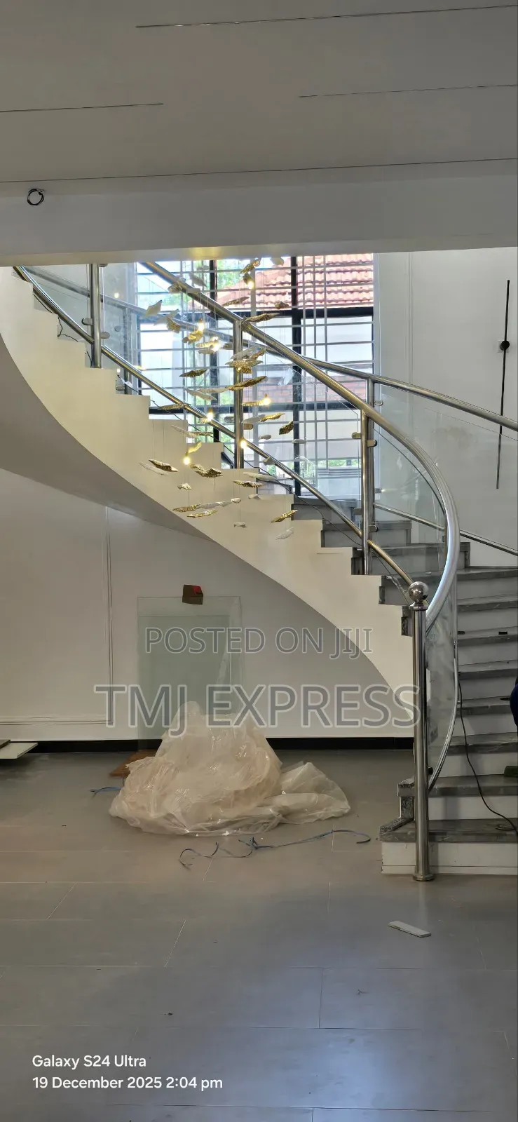Aluminum Works for Stairs and Balcony Office and Home Per Meter