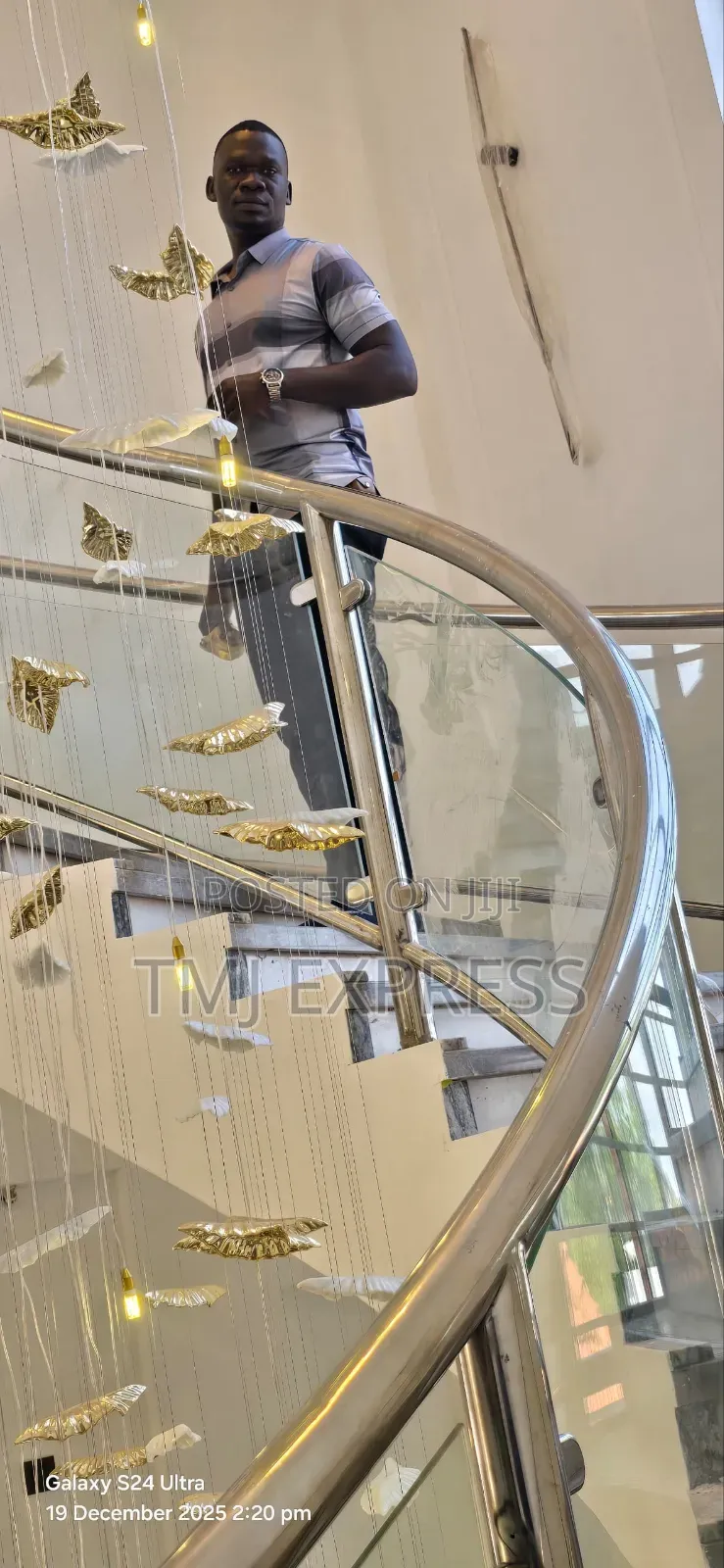 Aluminum Works for Stairs and Balcony Office and Home Per Meter