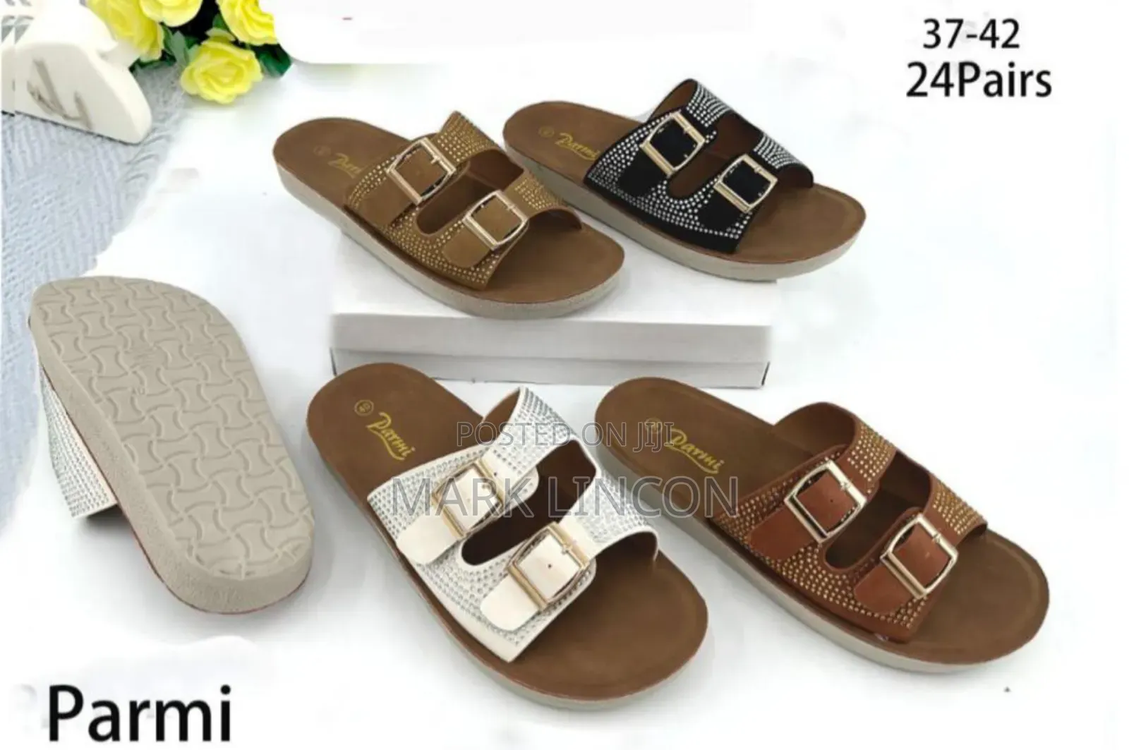 Women's Double- Strap Casual Slides