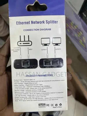 Rj45 Network Splitter Adaptet 1to2