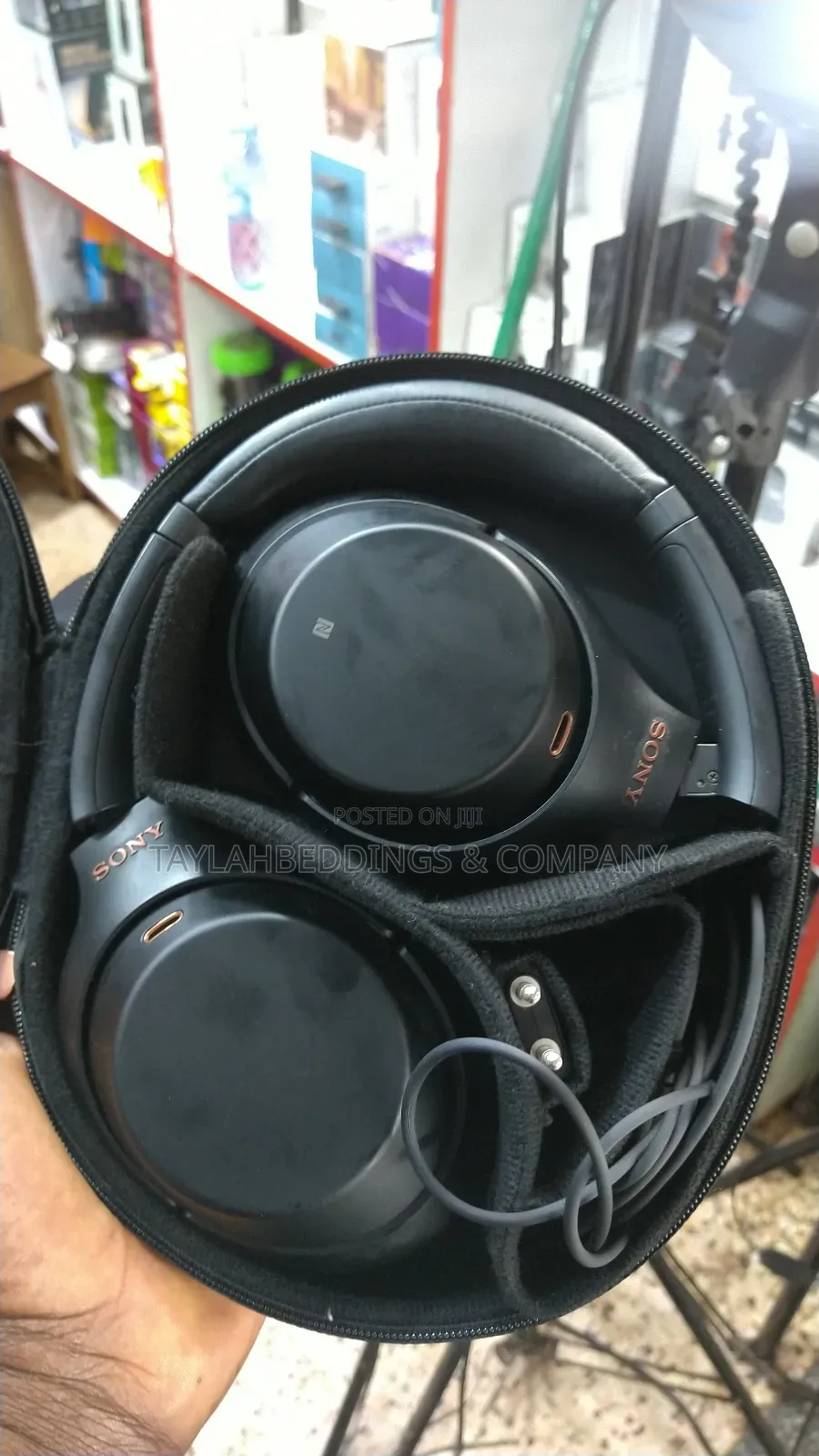 Sony Premium Noise Canceling Wireless Headphones With Built in Mic
